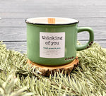 Mug candle - green Fresh grass & Pine