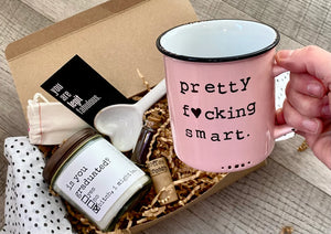 Graduation gift with mug and candle, congratulations gift, college graduation, grad gift, personalized gift, graduation box, class of 2023, care package